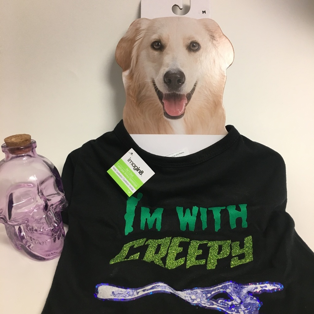 Handmade Halloween Skeleton Dog Shirt
